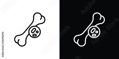 Multiple myeloma icon. Simple thin line, outline vectors
