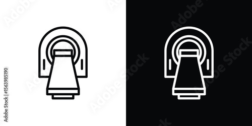 Tomography icon. Simple thin line, outline vectors
