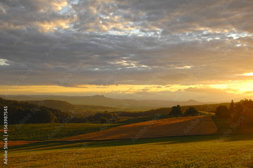 Fototapeta premium Hegau, Hegaulandschaft
