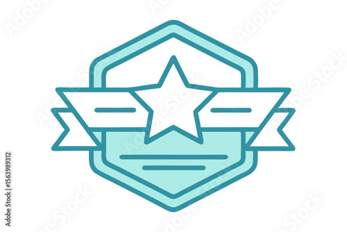 mono line vector icon energy star rating