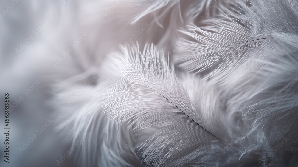 Obraz premium Background with soft feather texture for elegant design