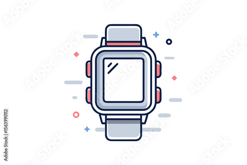 line vector icon smart technology digital icon
