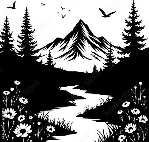  mountaineering, hikers nature, outdoors, adventure, journey,  vector bundle