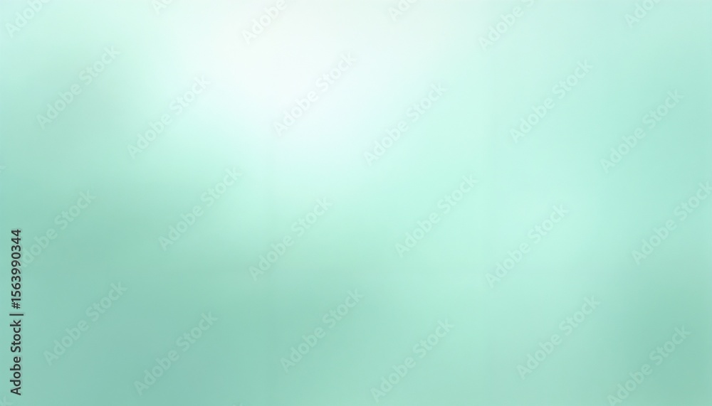 Fototapeta premium Soft mint green background with abstract blurred texture 