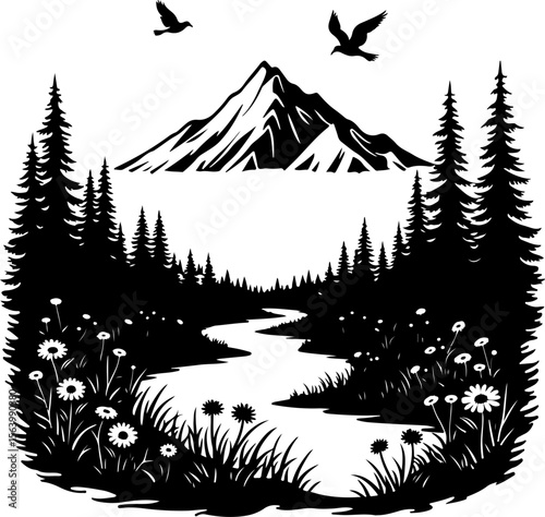  mountaineering, hikers nature, outdoors, adventure, journey,  vector bundle