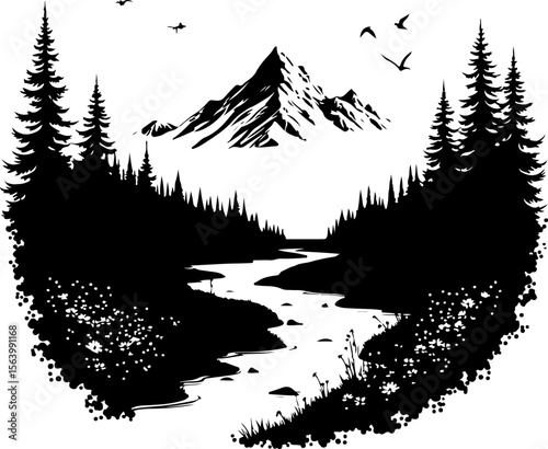  mountaineering, hikers nature, outdoors, adventure, journey,  vector bundle