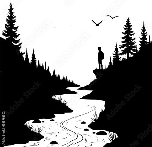  mountaineering, hikers nature, outdoors, adventure, journey,  vector bundle