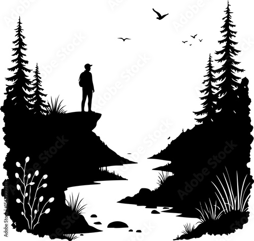  mountaineering, hikers nature, outdoors, adventure, journey,  vector bundle