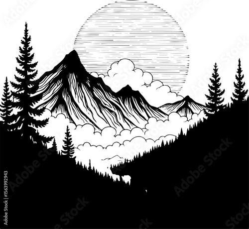 mountaineering, hikers nature, outdoors, adventure, journey,  vector bundle