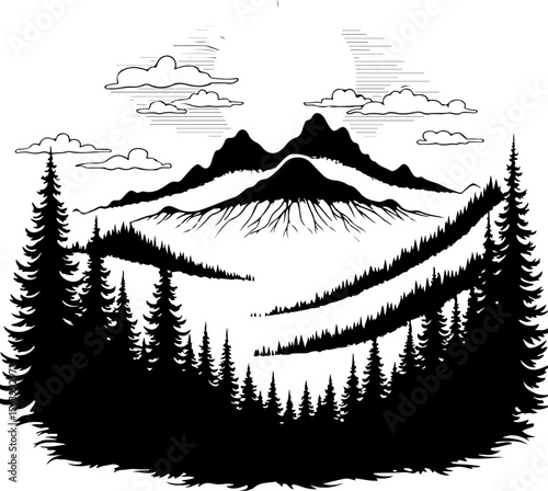  mountaineering, hikers nature, outdoors, adventure, journey,  vector bundle