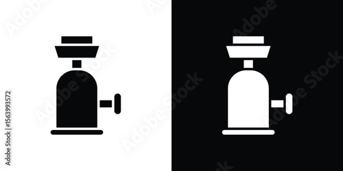 Camping gas icon Vector Silhouette for graphic and web design collection