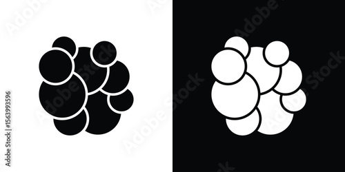 Cancer icon Vector Silhouette for graphic and web design collection