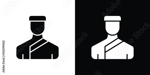 Concierge icon Vector Silhouette for graphic and web design collection
