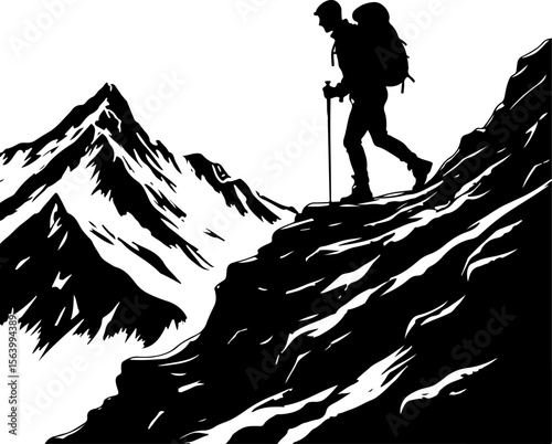  mountaineering, hikers nature, outdoors, adventure, journey,  vector bundle
