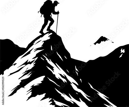  mountaineering, hikers nature, outdoors, adventure, journey,  vector bundle