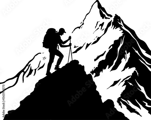  mountaineering, hikers nature, outdoors, adventure, journey,  vector bundle