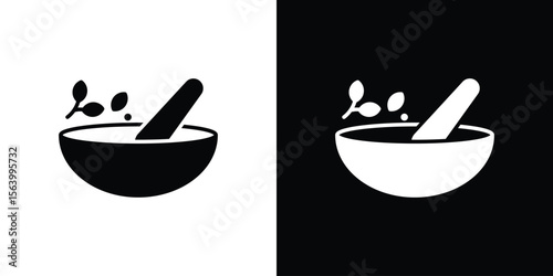 Herbal medicine icon Vector Silhouette for graphic and web design collection