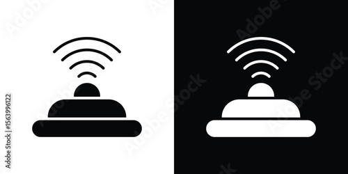 Infrared icon Vector Silhouette for graphic and web design collection