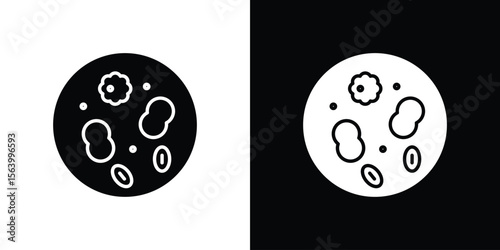 Leukemia icon Vector Silhouette for graphic and web design collection