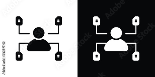 Multitask icon Vector Silhouette for graphic and web design collection