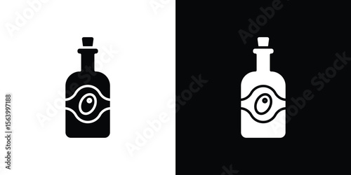 Olive oil icon Vector Silhouette for graphic and web design collection