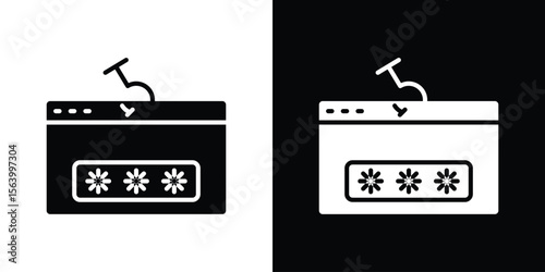 Password phishing icon Vector Silhouette for graphic and web design collection