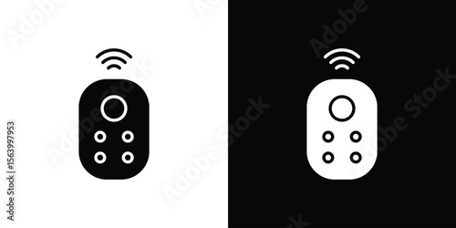 Remote control icon Vector Silhouette for graphic and web design collection