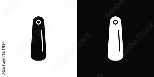 Shoehorn icon Vector Silhouette for graphic and web design collection