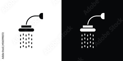 Shower Head icon Vector Silhouette for graphic and web design collection