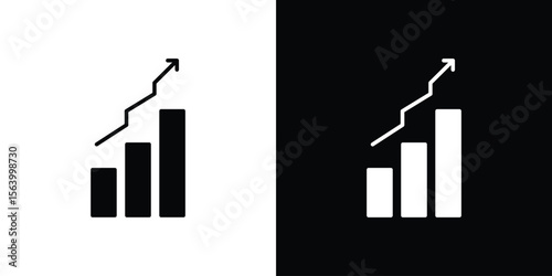 Stagflation icon Vector Silhouette for graphic and web design collection