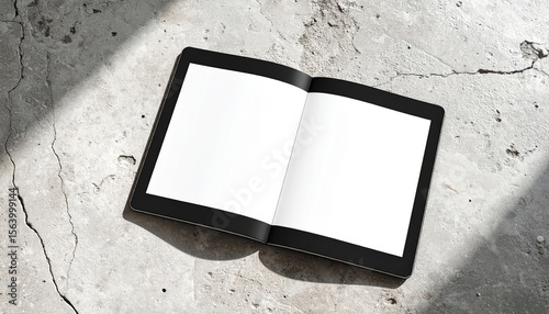 Zine On Concrete Floor