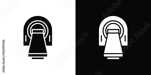 Tomography icon Vector Silhouette for graphic and web design collection
