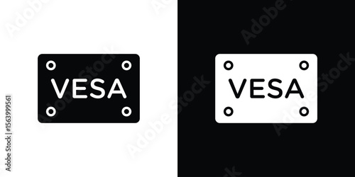 Vesa icon Vector Silhouette for graphic and web design collection