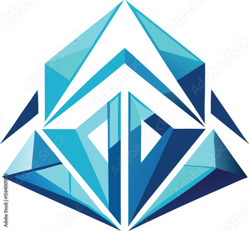 Abstract Ice-Themed House Design