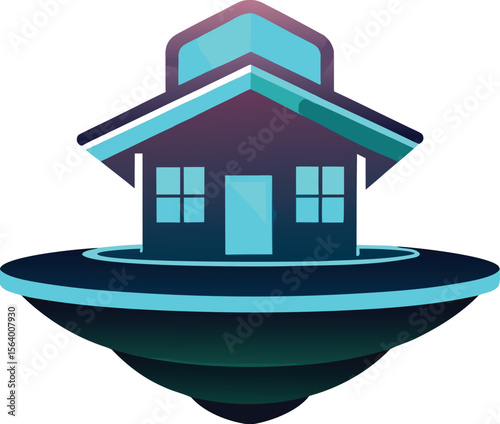 Floating Futuristic House Design