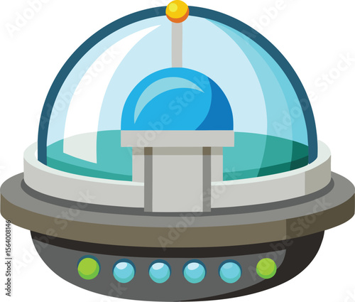  Dome Space House with Observation Deck