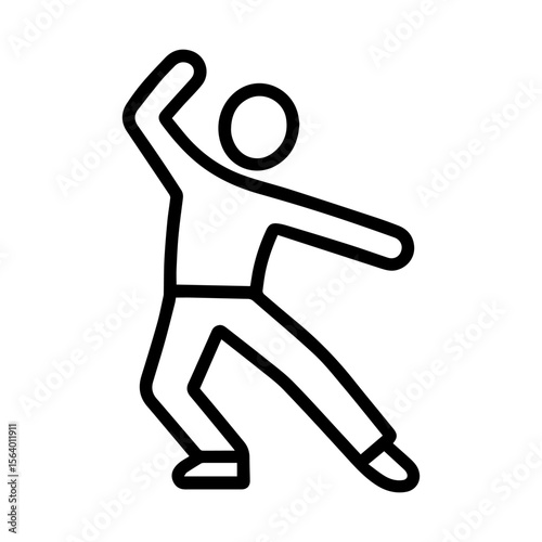 line icon jazz funk on white background vector
Vector icon on white background