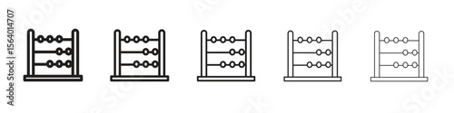 Abacus icon. modern outline style vector icons series