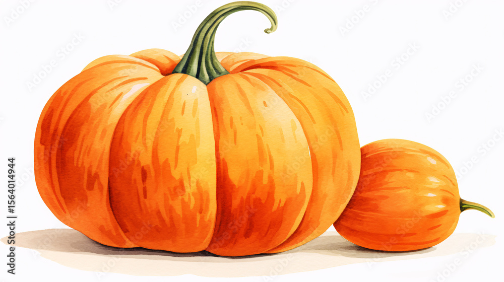 Fototapeta premium pumpkin isolated on white
