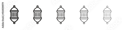 Arabic Lamp icon. modern outline style vector icons series