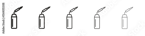 Blowtorch icon. modern outline style vector icons series