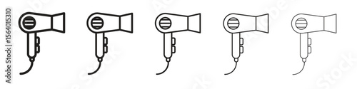 Blow dryer icon. modern outline style vector icons series