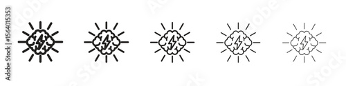 Brainstorm icon. modern outline style vector icons series