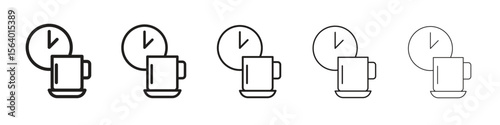 Break icon. modern outline style vector icons series
