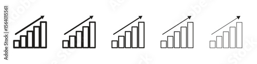 Business performance icon. modern outline style vector icons series
