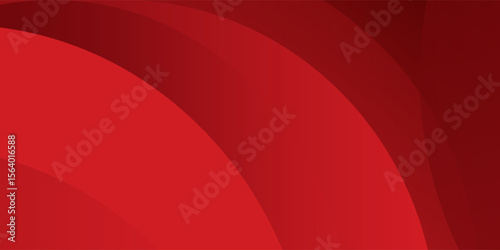 Red abstract background. Dynamic shapes composition