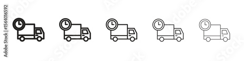 Delivery delay icon. modern outline style vector icons series