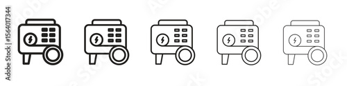 Generator icon. modern outline style vector icons series