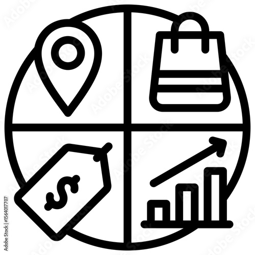 Marketing Mix Icon