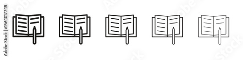 Homework icon. modern outline style vector icons series